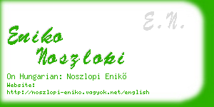 eniko noszlopi business card